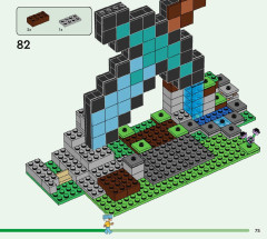 LEGO 21244 instructions page 75 – build guide