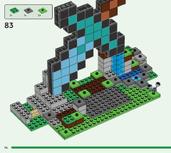 LEGO 21244 instructions page 76 – build guide