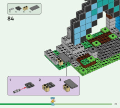 LEGO 21244 instructions page 77 – build guide