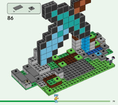 LEGO 21244 instructions page 79 – build guide