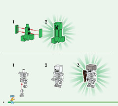 LEGO 21244 instructions page 8 – build guide