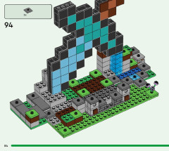 LEGO 21244 instructions page 84 – build guide