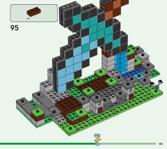 LEGO 21244 instructions page 85 – build guide