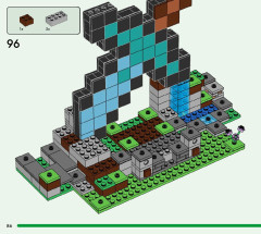 LEGO 21244 instructions page 86 – build guide