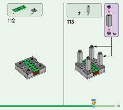 LEGO 21244 instructions page 95 – build guide