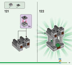LEGO 21244 instructions page 99 – build guide