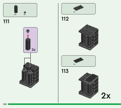 LEGO 21245 instructions page 102 – build guide