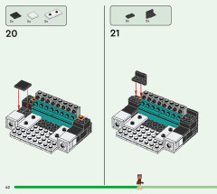 LEGO 21245 instructions page 42 – build guide