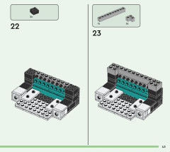 LEGO 21245 instructions page 43 – build guide