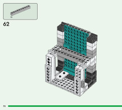 LEGO 21245 instructions page 70 – build guide