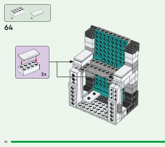 LEGO 21245 instructions page 72 – build guide