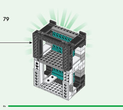 LEGO 21245 instructions page 84 – build guide