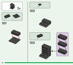 LEGO 21245 instructions page 98 – build guide