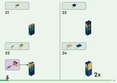LEGO 21246 instructions page 63 – build guide