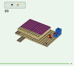 LEGO 21247 instructions page 23 – build guide