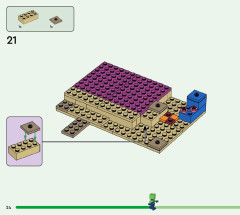 LEGO 21247 instructions page 24 – build guide