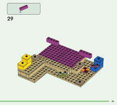 LEGO 21247 instructions page 35 – build guide