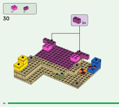 LEGO 21247 instructions page 36 – build guide