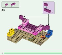 LEGO 21247 instructions page 40 – build guide