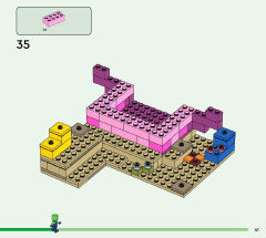 LEGO 21247 instructions page 41 – build guide