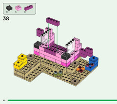 LEGO 21247 instructions page 44 – build guide