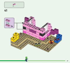 LEGO 21247 instructions page 47 – build guide