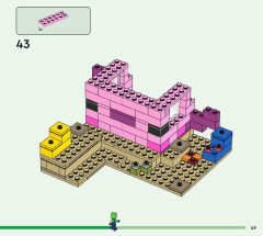 LEGO 21247 instructions page 49 – build guide