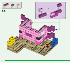 LEGO 21247 instructions page 50 – build guide