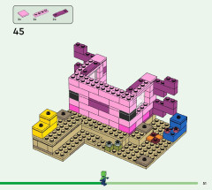 LEGO 21247 instructions page 51 – build guide