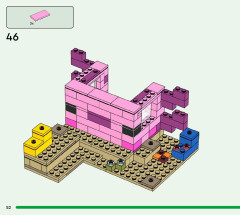 LEGO 21247 instructions page 52 – build guide