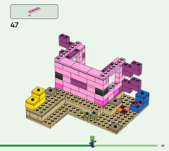 LEGO 21247 instructions page 53 – build guide