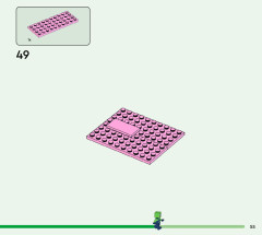 LEGO 21247 instructions page 55 – build guide