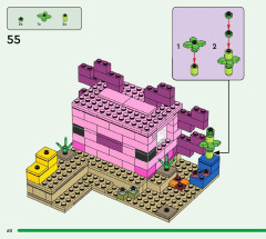 LEGO 21247 instructions page 60 – build guide