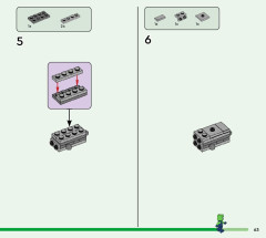 LEGO 21247 instructions page 63 – build guide