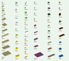 LEGO 21247 instructions page 70 – build guide