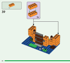 LEGO 21248 instructions page 42 – build guide