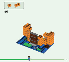 LEGO 21248 instructions page 43 – build guide