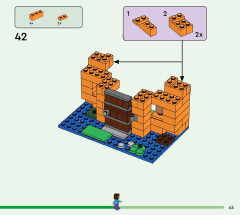LEGO 21248 instructions page 45 – build guide