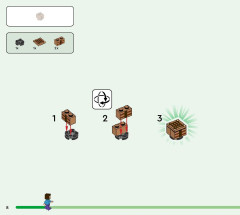 LEGO 21248 instructions page 8 – build guide