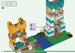 LEGO 21249 instructions page 66 – build guide