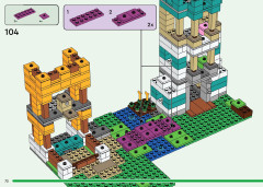 LEGO 21249 instructions page 72 – build guide