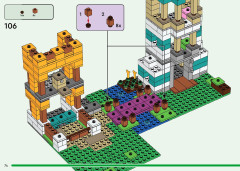 LEGO 21249 instructions page 74 – build guide