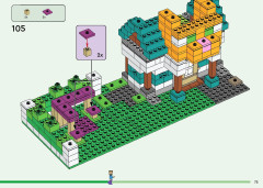 LEGO 21249 instructions page 75 – build guide