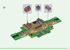 LEGO 21250 instructions page 35 – build guide