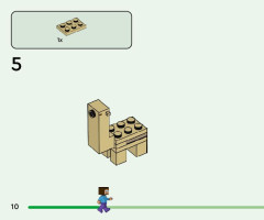 LEGO 21251 instructions page 10 – build guide