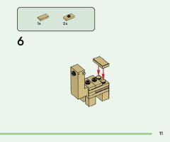 LEGO 21251 instructions page 11 – build guide