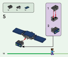 LEGO 21251 instructions page 18 – build guide