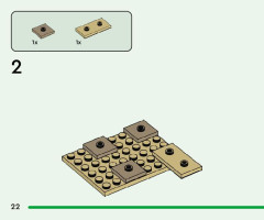 LEGO 21251 instructions page 22 – build guide