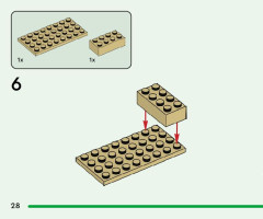 LEGO 21251 instructions page 28 – build guide