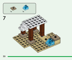 LEGO 21251 instructions page 30 – build guide